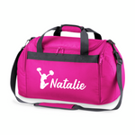 Load image into Gallery viewer, Personalised Name Cheerleader Cheerleading Dance Sports Holdall Bag