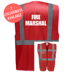 Load image into Gallery viewer, Fire Marshal Multifunction Enhanced Safety Vest