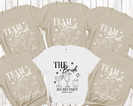 Load image into Gallery viewer, Personalised Hen Party Tshirts Bridal Party Shirts (Sand)