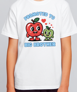 Load image into Gallery viewer, Promoted To Big Brother or Big Brother Again White Kids T-Shirt