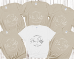 Load image into Gallery viewer, Personalised Bride Team Bride Hen Party T-Shirts A2