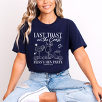 Load image into Gallery viewer, Last Toast On The Coast Hen Party T-Shirt (Navy)