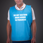Load image into Gallery viewer, Do Not Disturb Drug Round In Progress Adult Reflective Border Polyester Tabard