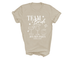 Load image into Gallery viewer, Personalised Hen Party Tshirts Bridal Party Shirts (Sand)