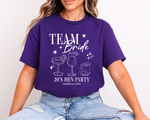 Load image into Gallery viewer, Personalised Hen Party Tshirts Bridal Party Shirts (Purple)