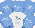 Load image into Gallery viewer, Personalised Hen Party Tshirts Bridal Party Shirts (Blue)