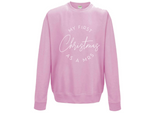Load image into Gallery viewer, First Christmas As A Mrs Crew Neck Sweatshirt