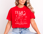 Load image into Gallery viewer, Personalised Hen Party Tshirts Bridal Party Shirts (Red)