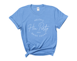 Load image into Gallery viewer, Personalised Hen Party BRIDE SQUAD T shirts Blue