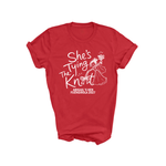 Load image into Gallery viewer, Personalised Tying The Knot Hen Party Shirts (Red)