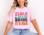 Load image into Gallery viewer, It's Me, Hi I'm The Bride It's Me She's The Bride Bride To Be T-Shirt Bachelorette Hen Party