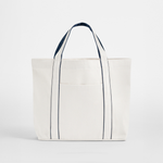Load image into Gallery viewer, Personalised Initial Tote Bag Embroidered Canvas Work Travel Bag Gym Courtside