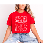 Load image into Gallery viewer, Kiss The Miss Goodbye Hen Party T-Shirt (Red)