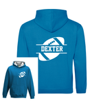 Load image into Gallery viewer, Personalised American Football Kids Two Tone Hoodie Custom Name Front & Back