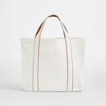 Load image into Gallery viewer, Personalised Initial Tote Bag Embroidered Canvas Work Travel Bag Gym Courtside