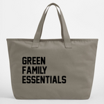 Load image into Gallery viewer, Custom Text Oversized Canvas Tote Bag Family Essentials