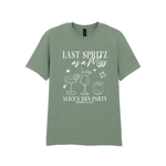 Load image into Gallery viewer, Last Spritz As A Miss Personalised Hen Party T-Shirts Sage
