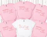 Load image into Gallery viewer, Personalised Hen Party Tshirts Bridal Party Shirts