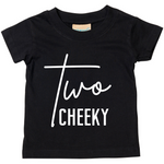 Load image into Gallery viewer, Two Cheeky Unisex Kids T-shirt Birthday
