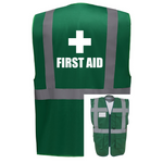 Load image into Gallery viewer, First Aid Multifunction Enhanced Safety Vest