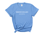 Load image into Gallery viewer, Custom Personalised Hen Party T shirts Bridal Role Blue