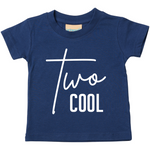 Load image into Gallery viewer, Two Cool Unisex Kids T-shirt Birthday