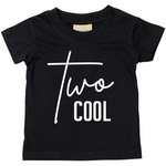 Load image into Gallery viewer, Two Cool Unisex Kids T-shirt Birthday