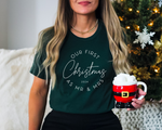 Load image into Gallery viewer, First Christmas As Mr & Mrs 2026 Unisex T-Shirt Couples