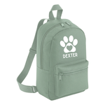 Load image into Gallery viewer, Personalised Dog Backpack, Dog Rucksack Cute Dog Paw