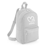 Load image into Gallery viewer, a backpack with a heart and grapes on it