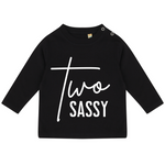 Load image into Gallery viewer, Two Sassy 2nd Birthday LONG SLEEVE Kids T-Shirt