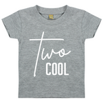 Load image into Gallery viewer, Two Cool Unisex Kids T-shirt Birthday