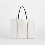Load image into Gallery viewer, Personalised Initial Tote Bag Embroidered Canvas Work Travel Bag Gym Courtside