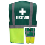 Load image into Gallery viewer, First Aid Multifunction Enhanced Safety Vest