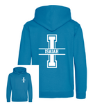 Load image into Gallery viewer, Kids Personalised Sport Hoodie Team Kit NAME & INITIAL Split Initial