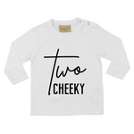 Load image into Gallery viewer, Two Cheeky 2nd Birthday LONG SLEEVE Kids T-Shirt