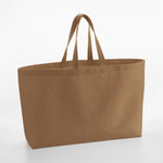 Load image into Gallery viewer, Personalised Initials Oversized Canvas Tote Bag