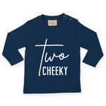 Load image into Gallery viewer, Two Cheeky 2nd Birthday LONG SLEEVE Kids T-Shirt