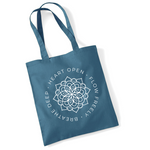 Load image into Gallery viewer, Yoga Mantra Lightweight Cotton Tote Bag