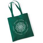 Load image into Gallery viewer, Yoga Mantra Lightweight Cotton Tote Bag