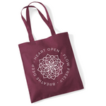 Load image into Gallery viewer, Yoga Mantra Lightweight Cotton Tote Bag