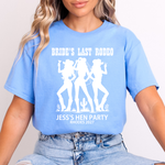 Load image into Gallery viewer, Personalised Last Rodeo Hen Party T-Shirts β Western Bridal Party Shirts