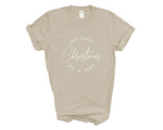 Load image into Gallery viewer, First Christmas As A Mrs Unisex T-Shirt