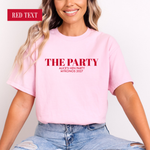 Load image into Gallery viewer, Wife Of The Party Personalised Hen Party Shirts (Pink)