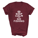 Load image into Gallery viewer, Keep Calm And Go Fishing Tshirt