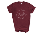 Load image into Gallery viewer, First Christmas As A Mrs Unisex T-Shirt
