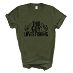 Load image into Gallery viewer, This Guy Loves Fishing T-Shirt