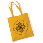 Load image into Gallery viewer, Yoga Mantra Lightweight Cotton Tote Bag