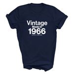 Load image into Gallery viewer, Custom Personalised Vintage Made In Your Year Unisex T-Shirt - Birthday Milestone Gift