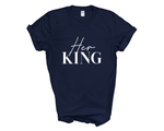 Load image into Gallery viewer, Her King His Queen Matching Couple T-shirt